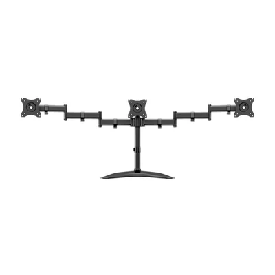 MULTIBRACKETS Asztali állvány (3 képernyős rögzítőkar), M Deskstand Basic Triple (15-27", max.VESA: 100x100 mm, 6 kg)