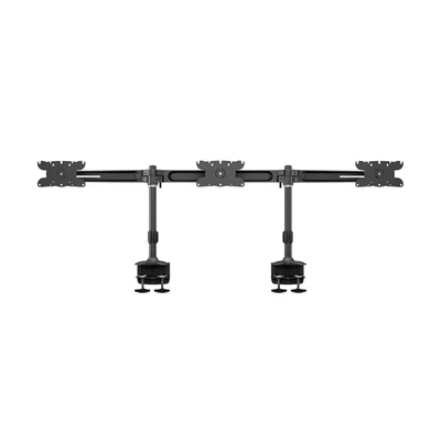 MULTIBRACKETS Asztali konzol (3 képernyős rögzítőkar), M VESA Desktopmount Triple Desk Clamp 24-32" (max.VESA:200x100mm)