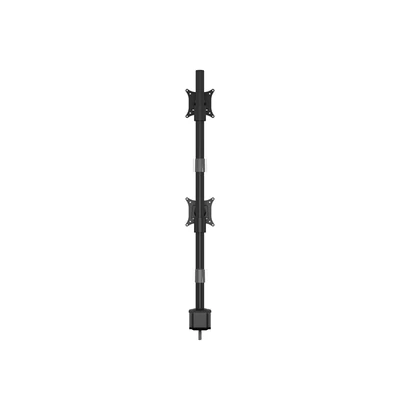 MULTIBRACKETS Asztali konzol (2 képernyős rögzítőkar), M VESA Deskmount Officeline Dual Vertical Black (15-30")