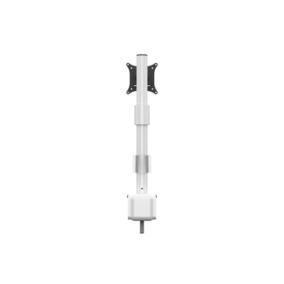 MULTIBRACKETS Asztali konzol, M VESA Deskmount Officeline Single II White (15-30", max.VESA: 100x100 mm, 8 kg)