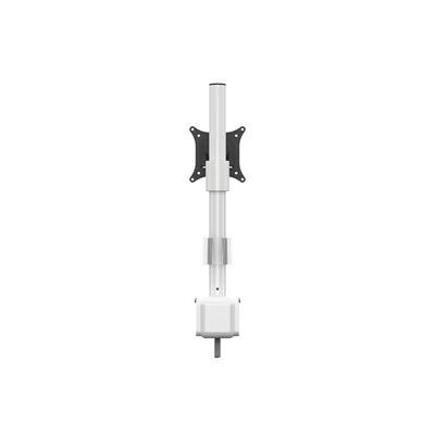 MULTIBRACKETS Asztali konzol, M VESA Deskmount Officeline Single White (for LCD display, 15-30", max.VESA: 100x100mm)