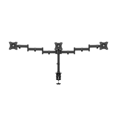 MULTIBRACKETS Asztali konzol (3 képernyős rögzítőkar), M Deskmount Basic Triple (15-27", max.VESA: 100x100 mm, 8 kg)