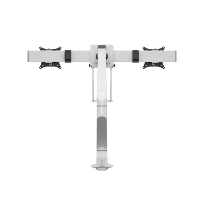 MULTIBRACKETS Gas Lift asztali konzol (2 képernyős rögzítőkar), M VESA Gas Lift Arm Single White w. Duo Crossbar (15-28"