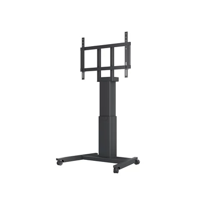 MULTIBRACKETS Gurulós motoros padlóállvány, M Motorized Public Floorstand 160kg Black SD (42-110")