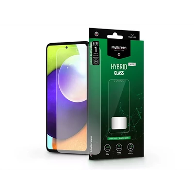 MYSCREEN PROTECTOR SAMSUNG A525F GALAXY A52/A52 5G/A52S/A53 RUGALMAS ÜVEG KÉPERNYŐVÉDŐ FÓLIA - TRANSPARENT