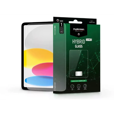 MYSCREEN PROTECTOR APPLE IPAD 10.9 (2022) RUGALMAS ÜVEG KÉPERNYŐVÉDŐ FÓLIA - HYBRID GLASS LITE - TRANSPARENT