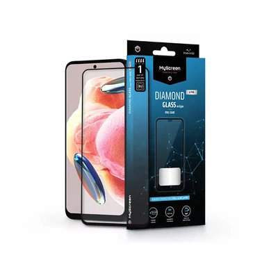 MYSCREEN PROTECTOR XIAOMI REDMI NOTE 12 4G/12 5G/12 PRO 5G/12 PRO+5G EDZETT ÜVEG KÉPERNYŐVÉDŐ FÓLIA - BLACK