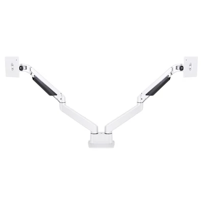MULTIBRACKETS Gaslift asztali rögzítő kétkaros konzol, 15-32",  fehér