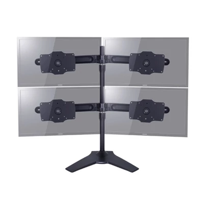 MULTIBRACKETS Asztali állvány (2 képernyős rögzítőkar), M VESA Desktopmount Dual Stand 24-32" (max.VESA: 200x100 mm)