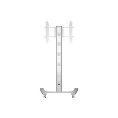 MULTIBRACKETS Gurulós padlóállvány, M Public Display Stand 180 HD Single Silver (55-80", max.VESA: 800x500 mm, 60 kg)