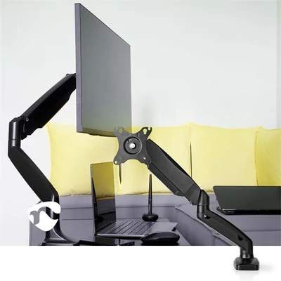 Nedis MMSISGS110BK gázrugós monitor tartó konzol / állvány 15 - 32 " | 75x75 / 100x100