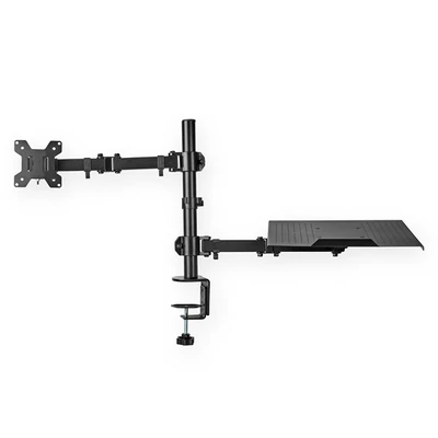 Nedis MMSISNB110BK asztali monitor tartó konzol és laptop állvány | 15-32" | 75x75 / 100x100