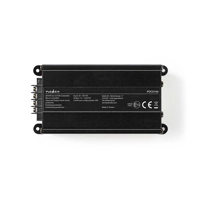 Nedis POCO106 feszültségátalakító, DC-DC konverter, 24V - 12V, 240W