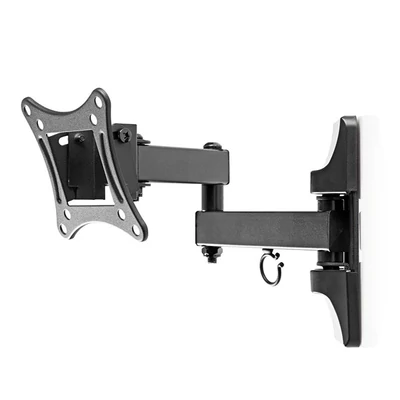 Nedis TVWM1510BK 13"-27"  LCD TV / monitor fali tartókonzol, maximum 15 kg, forgatható, dönthető, fekete