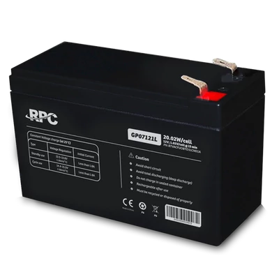 NJOY RPC GP07121L Akkumulátor 12V, 20.02W, gondozásmentes T1/F1