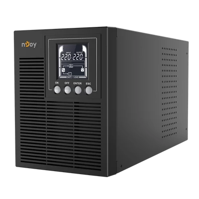 NJOY Szünetmentes ECHO PRO 1000, 1000VA, 800W, Online, LCD display