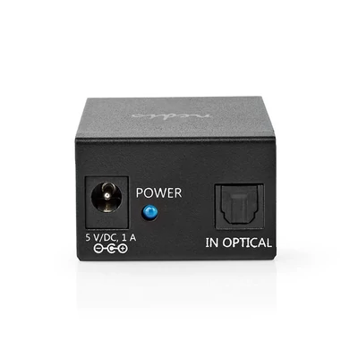 Nedis ASPL2512BK digitális audio splitter, TosLink be - 2x TosLink kimenet