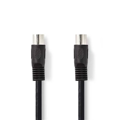 Nedis CAGL20000BK30 DIN audio kábel, DIN 5 tűs dugó, Nikkelezett, 3 m