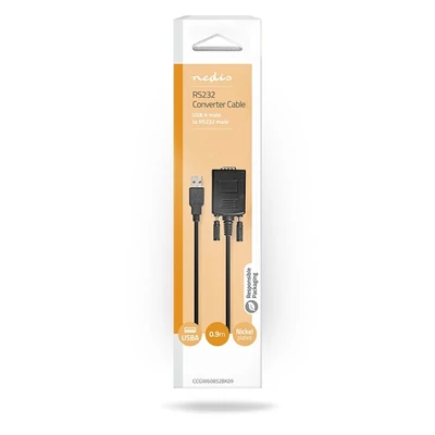 Nedis CCGW60852BK09, USB - RS232