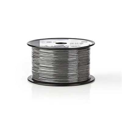 Nedis COTR15011GY100 mikrofon kábel 2 x 0,12 mm2 | Réz | 100 m