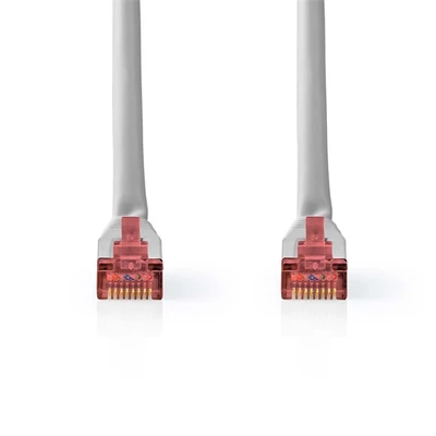 Nedis CCGL85220GY100 UTP / FTP Cat6 patch kábel, RJ45 aranyozott érintkezők, 10/100/1000 Mbit/s, hossz 10m
