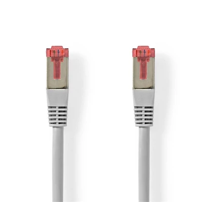 Nedis CCGL85220GY100 UTP / FTP Cat6 patch kábel, RJ45 aranyozott érintkezők, 10/100/1000 Mbit/s, hossz 10m