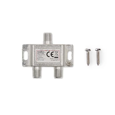 Nedis F elosztó, 5 - 2400 MHz | 6,5 dB, SSPL210ME