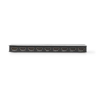 Nedis HDMI splitter, 1 x HDMI be - 8 x HDMI ki, 4K@60Hz, VSPL3478AT
