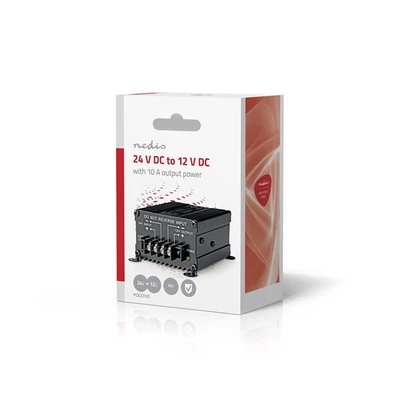 Nedis POCO103 feszültségátalakító, DC-DC konverter, 24V - 12V, 120W