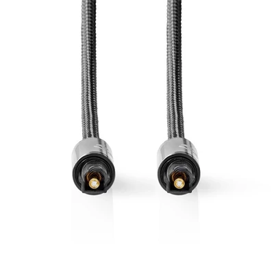 Nedis Profigold CATB25000GY10 optikai kábel, toslink, 1m