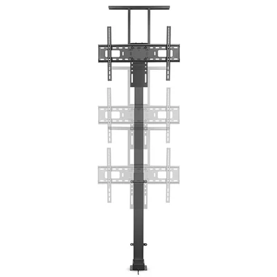 Nedis TVSM5840BK 37-80" LCD TV/Monitor motoros állvány (tartó konzol), állítható magasság 79 - 184 cm, Smart Wi-Fi, 60kg