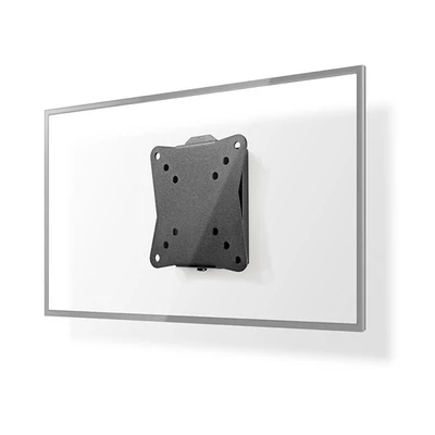 Nedis TVWM1010BK LCD TV / monitor fali tartó konzol, 13-27",  max. teherbírás 30 kg, faltáv:20mm, acél