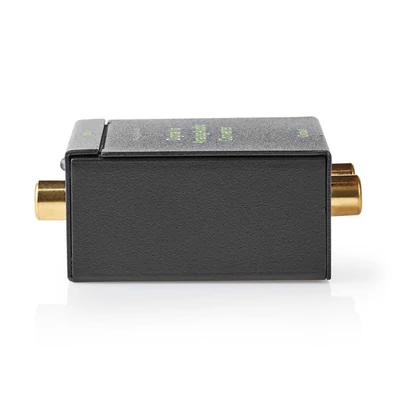 Nedis ACON2510BK digital - analóg konverter, digitális koax RCA bemenet - 2x RCA kimenet
