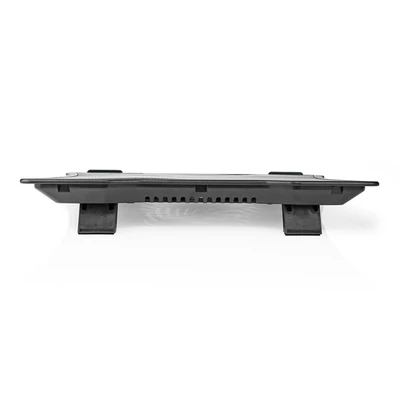Nedis NBCR101BK notebook hűtő, 17", 125mm ventilátor, LED, zaj 15db