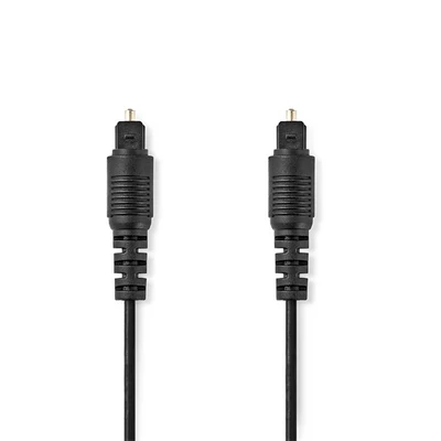 Nedis CAGL25000BK20 optikai audio kábel, TosLink dugó, hossz 2m