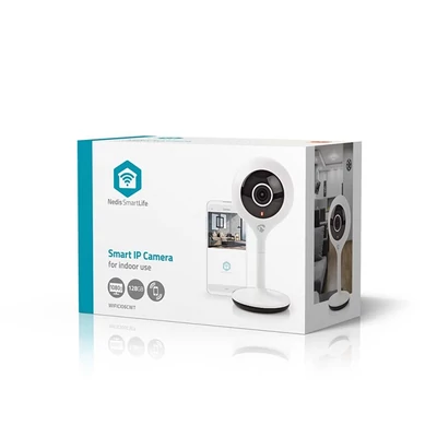 Nedis WIFICI06CWT WIFI beltéri kamera, full HD 1080p, Cloud Storage (opcionális) / microSD foglalat, mozgás érzékelő