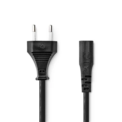 Nedis CEGL11060BK20 borotva táp kábel IEC-320-C1, 2 x 0.75 mm˛, hossz 2m