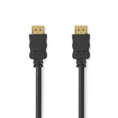 Nedis CVGL34060BK200 ultra HD HDMI kábel, HDMI dugó - dugó, 4K@60Hz, ARC, 18 Gbps, aranyozott csatlakozók, hossz 20m