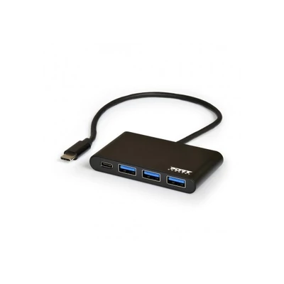 PORT DESIGNS-Port Connect HUB, Type-C to 3xUSB 3.0 + Type-C - ezüst