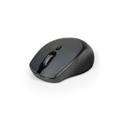 PORT DESIGNS Egér vezeték nélküli, silent, optikai, USB-C/USB, 800/1200/1600 dpi, 1,6 m, 1xAA, fekete