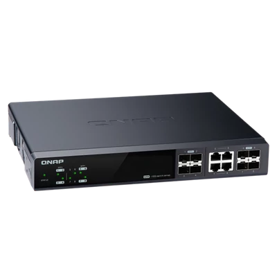 QNAP Switch QSW-M804-4C 8-port, 4x10GbE SFP+, 4x10GbE SFP+/RJ45 Combo, Web menedzselt