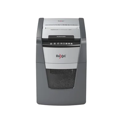 REXEL Iratmegsemmisítő, konfetti, 90 lap, "Optimum AutoFeed+ 90X"