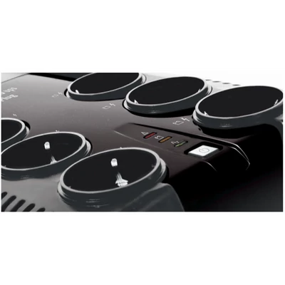 RIELLO szünetmentes elosztósor,  IPG 600, 600VA/360W, 6x SCHUKO + 2x IEC C13, offline ups, USB