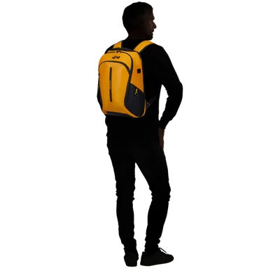 SAMSONITE Notebook hátizsák 140874-1924, URBAN LAPTOP BACKPACK M USB 15.6" (YELLOW) -ECODIVER