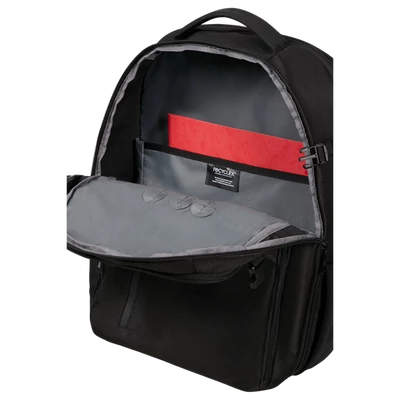 SAMSONITE Notebook hátizsák 143266-1276, LAPTOP BACKPACK L 17.3" EXP (DEEP BLACK) -ROADER