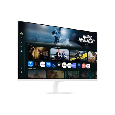 SAMSUNG AI Smart VA monitor 32" M7, 3840x2160, 16:9, 300cd/m2, 4ms, 2xHDMI/3xUSB/USB-C/WiFi/Bluetooth, hangszóró, fehér