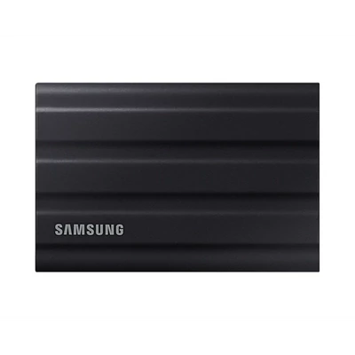 SAMSUNG Hordozható SSD T7 Shield, USB 3.2 Gen.2 (10Gbps), 1TB, Fekete