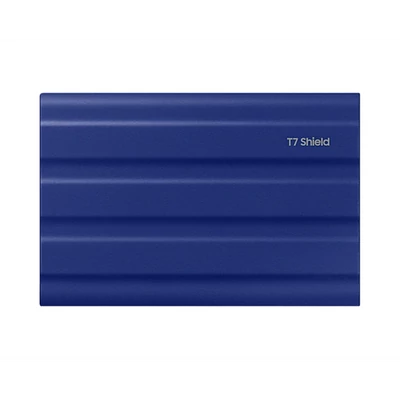 SAMSUNG Hordozható SSD T7 Shield, USB 3.2 Gen.2 (10Gbps), 1TB, Kék