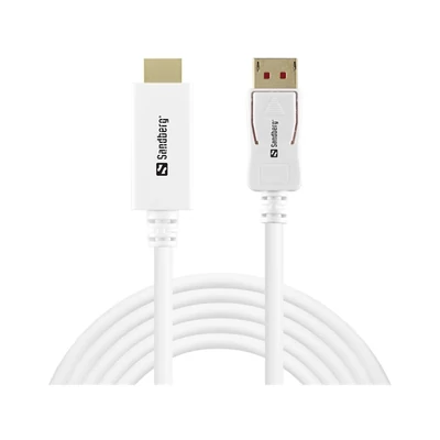 SANDBERG DisplayPort kábel, DisplayPort 1.4-HDMI 4K60Hz 2m