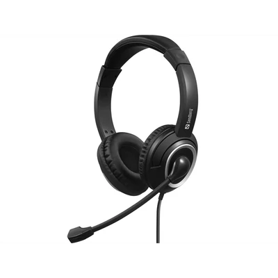 SANDBERG Headset mikrofonnal, USB-C Chat Headset